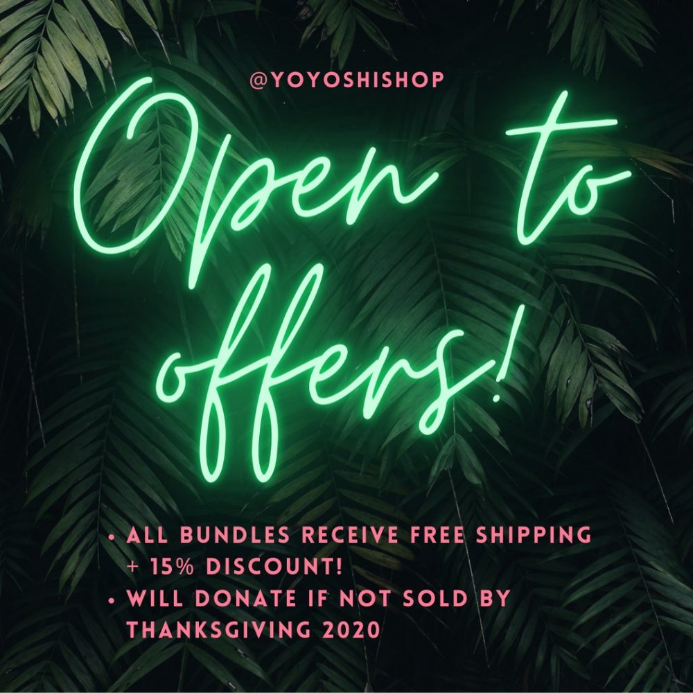 Open to all reasonable offers!